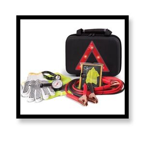 Emergency Car Kit with LED Triangle